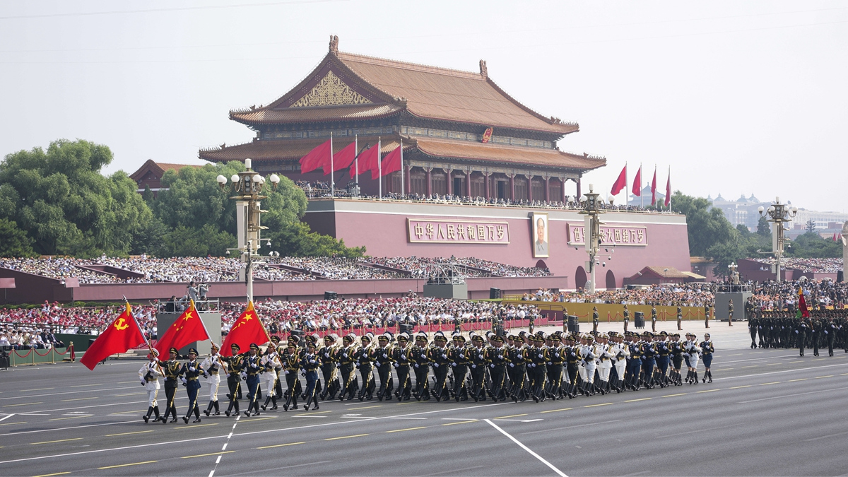 紀(jì)念中國(guó)人民抗日戰(zhàn)爭(zhēng)暨世界反法西斯戰(zhàn)爭(zhēng)勝利80周年大會(huì)在京舉行