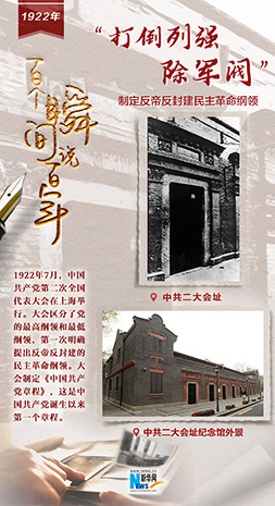 1922，“打倒列強，除軍閥”