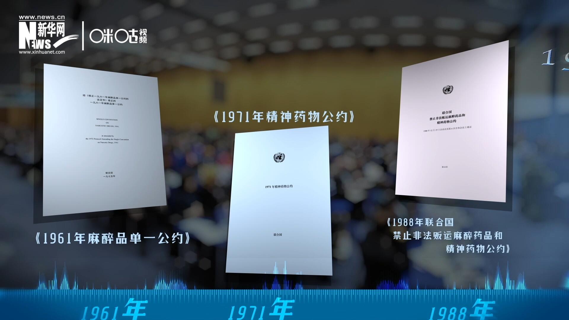 當前國際社會所共同遵循的三大國際禁毒公約，分別在1961年、1971年和1988年 由聯(lián)合國牽頭締結(jié)。