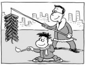 春節(jié)若遇霧霾，煙花怎么放？