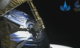 “天問(wèn)一號(hào)”探測(cè)器火星捕獲過(guò)程影像來(lái)了！