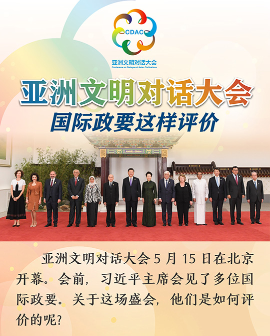 亞洲文明對話大會，國際政要這樣評價