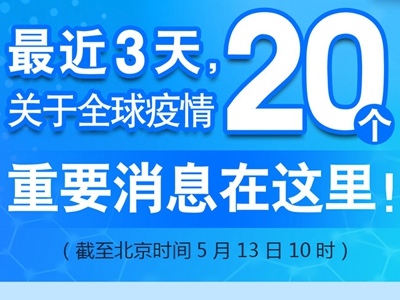 【圖解】最近3天，關(guān)于全球疫情20個重要消息在這里！